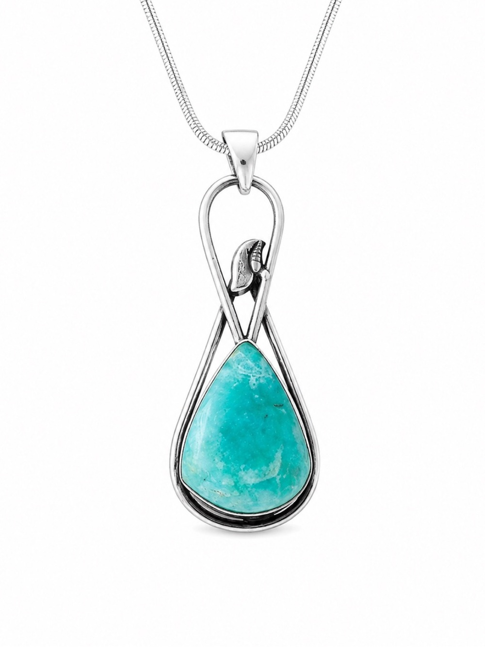 Amazonite Silver Necklace